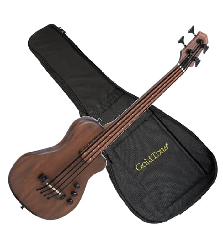 GOLD TONE MicroBass ME-Bass FRETLESS Short-Scale 4-string BASS guitar w/ GIG BAG image 1