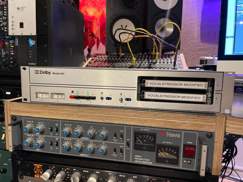 Rare Stereo Dolby 365 Vocalstressor “Dolby trick” modified module w/ modified Cat22 cards image 1