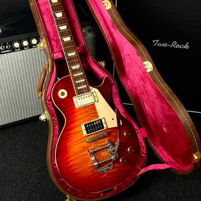 2015 Gibson 59 Les Paul Bigsby Aged Vintage Cherry image 17