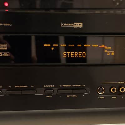 Yamaha Yamaha HTR-5660 is a 6.1-channel home theater receiver 90s - Black image 1