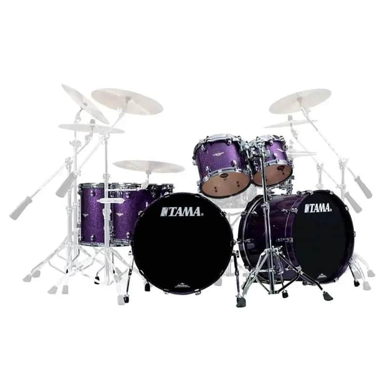 Tama Starclassic Maple "Lars Wired" 6pc Double Bass Drum Set Deeper Purple image 1