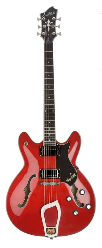 Hagstrom VIK-WCT Viking Electric Guitar. Wild Cherry Transparent VIK-WCT-U image 1