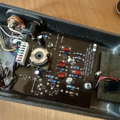 Vox Clyde McCoy wah modded halo inductor true bypass BC109B image 6