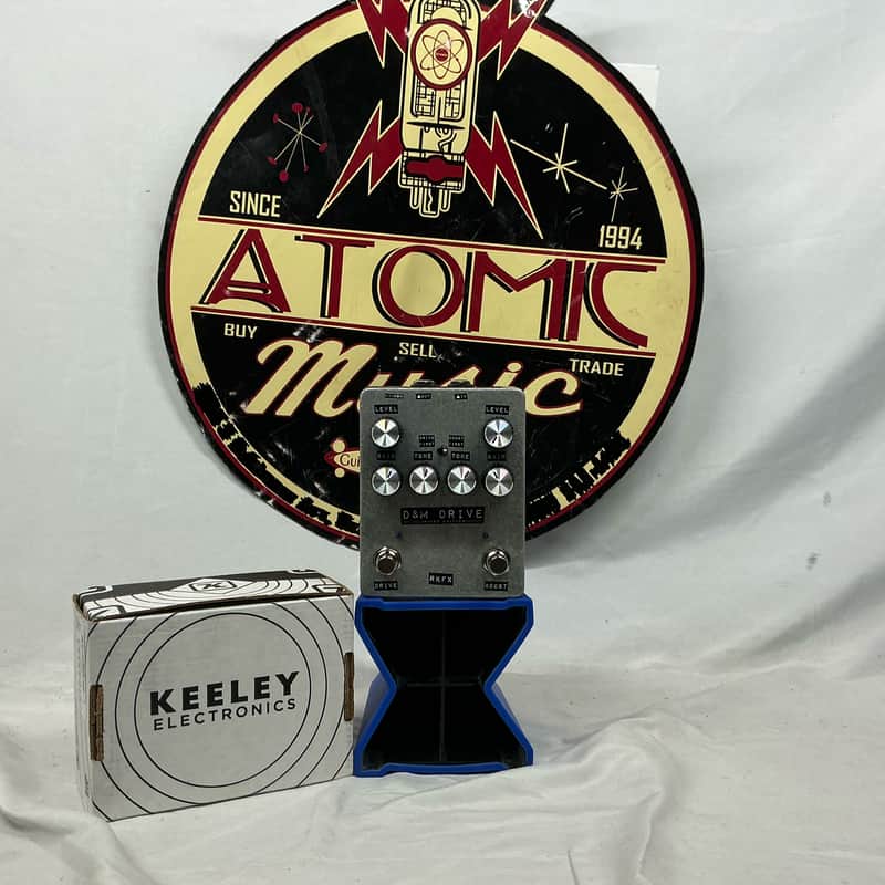 Keeley Electronics D&M Drive Overdrive Pedal with Box - Custom Shop Limited Label Maker Edition - That Pedal Show image 1