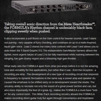 Mesa Boogie Formula Preamp 1995-2000 image 6
