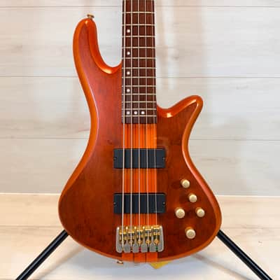 Schecter Diamond Series Studio-5 5-String Bass Natural Satin w/ Hard Case image 2