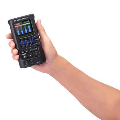 Zoom R4 MultiTrak 32-Bit Float Recorder with Stereo Bouncing + 2x Vidpro Professional Wired XLR Lavalier Microphone XM-L2 for Pro Audio Equipment with XLR Input image 8