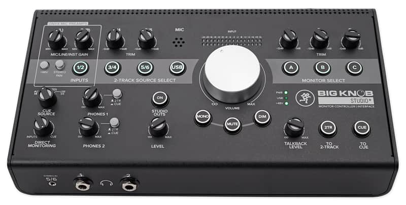 Mackie Big Knob Studio + Plus 4x3 Studio Monitor Controller Interface w/ USB I/O image 1