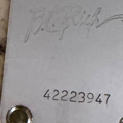 B.C. Rich Neck Plate - Chrome image 3