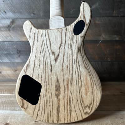 PRS Wood Library McCarty 594 Flamed Maple 10 Top, Swamp Ash Back, Flamed Maple Neck, Bound Ebony FB - Satin Blue Fade 418876 image 9