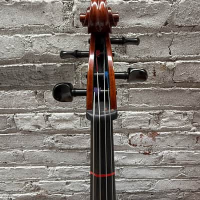 Artisan Strings Bravura Model 300 4/4 Cello 2006 Natural Finish w/ Original Gig Bag - Poor Condition, Cracked Wood image 8