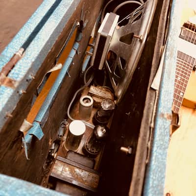 Airline 7214 1960's Mini Electric Guitar with 5-Watt Amp Case image 13