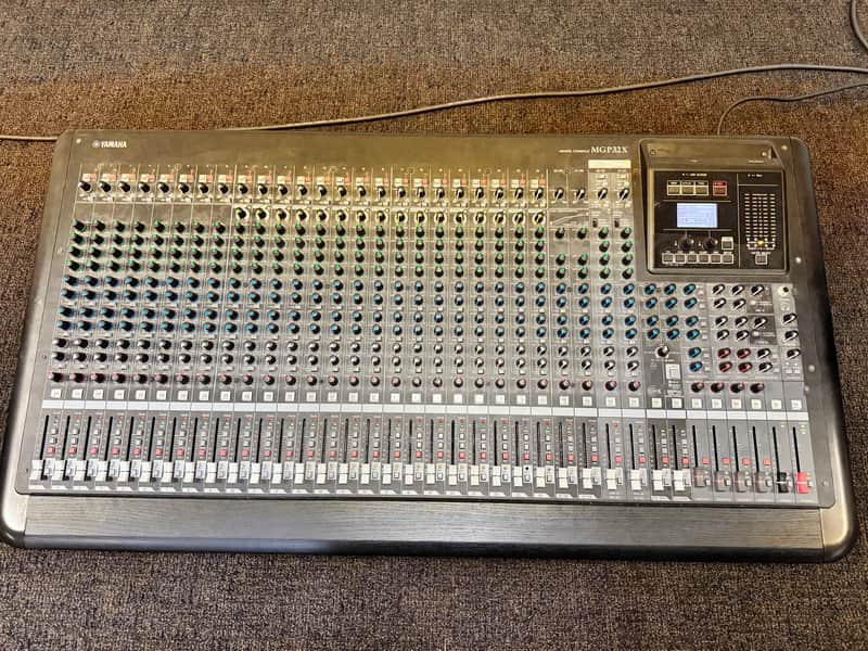 Yamaha MGP32X 32 Channel Analog Mixing Console 2017 - Present - Black image 1