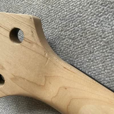 Red 5 String Bass Basswood Body with Maple Neck image 19