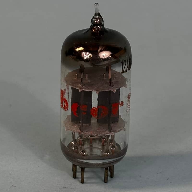 1968 Sylvania 12AU7A ECC82 Vintage 1960s Short D Getter Preamp Tube! T392 image 1