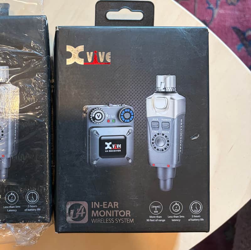 Xvive U4 Wireless In-Ear Monitor System 2019 - 2020 - Black image 1