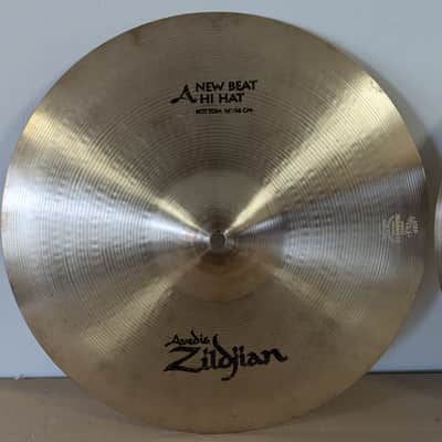 Zildjian 14" A Series New Beat Hi-Hat Cymbals (Pair) 1982 - 2012 - Traditional image 4