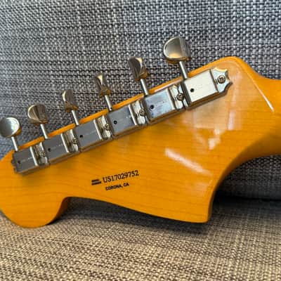 Fender 60th Anniversary '58 Jazzmaster Sunburst Staytrem Bridge image 16