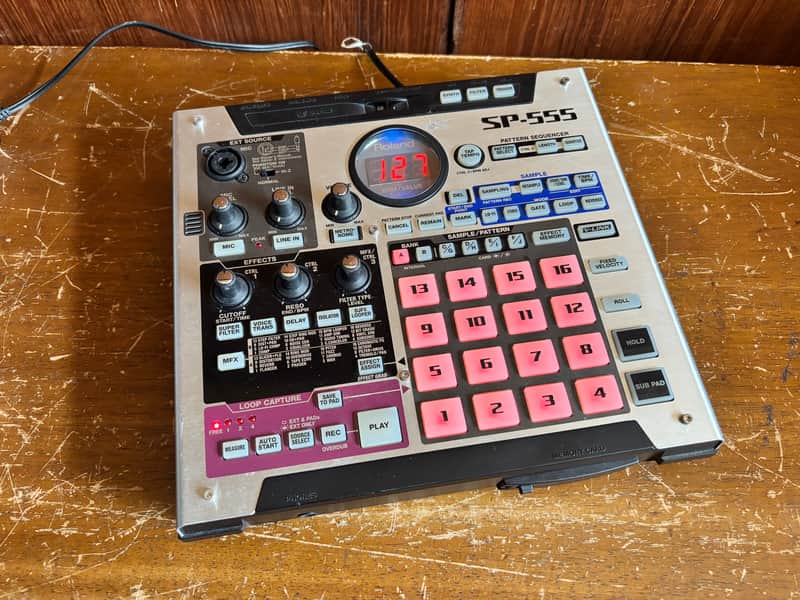 Roland SP-555 Creative Sampler with Performance Effects w/ power supply image 1