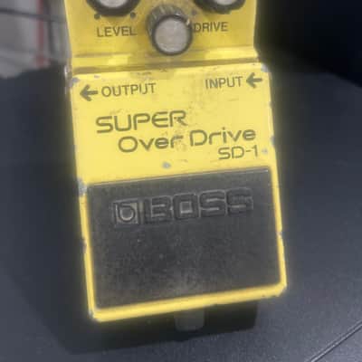 【最初期品】ボスSUPER Over Drive SD-1 1981年　日本製 最初期品】ボスSUPER Over Drive SD-1 1981年 日本製 Boss SD-1