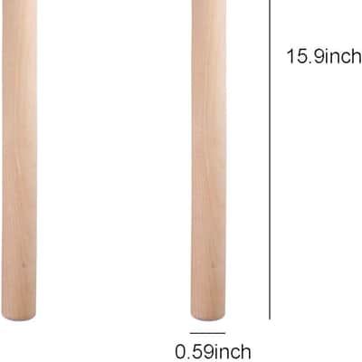 12 Pairs 5A Drum Sticks, Classic Maple Wood Drumsticks for Adults Kids and Beginners, Oval Wood Tip Drum Sticks for Drums Electronic Drums Musical Instrument Percussion image 2