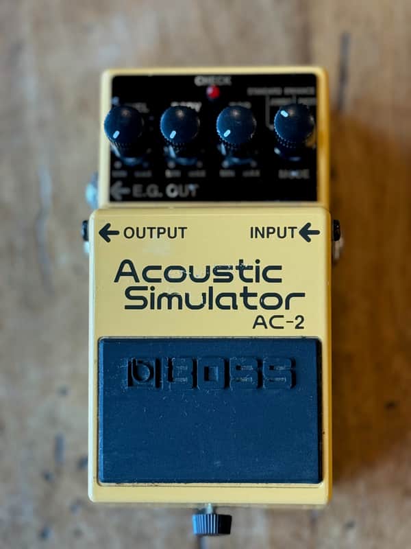 Boss AC-2 Acoustic Simulator (Silver Label) 1997 - 2006 - Yellow image 1