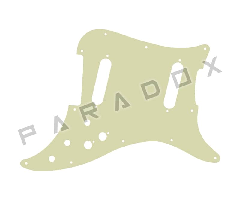 Custom Pickguard For 2020-2024 Made in Mexico Fender Player Lead II - Vintage Mint Green/Black/Vintage Mint Green .090" image 1