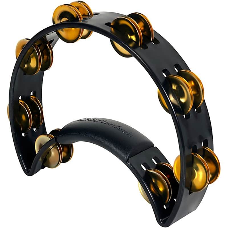 Rhythm Tech - Standard Tambourine with Brass Jingles - Black imagen 1