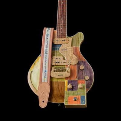 Jersey Girl Homemade Guitars “Coota-Coneysides” 2022 Multi Colored Inlaid Top, NEW (Authorized Deale image 2