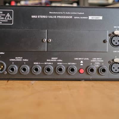 TL Audio 5052 Ivory 2 Series Stereo Valve Processor 2003 image 6