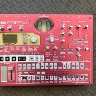 Korg Electribe-SX ESX-1 Music Production Sampler w/ Rare Telefunken replica Tubes- Red (SD Card Version)