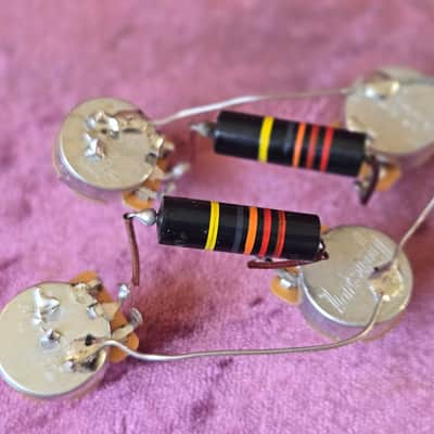 Gibson CustomBucker Pickups Set - Custom Shop Les Paul ’59 R9, Complete Harness LUXE PIO BB Caps ~ Custom Buckers PAF image 11