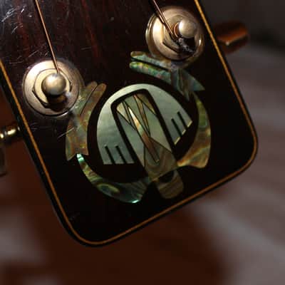 Vintage David Russell Young ,Acoustic Guitar ,1978  Brazilian Rosewood ,Martin Strings,Collectors image 18