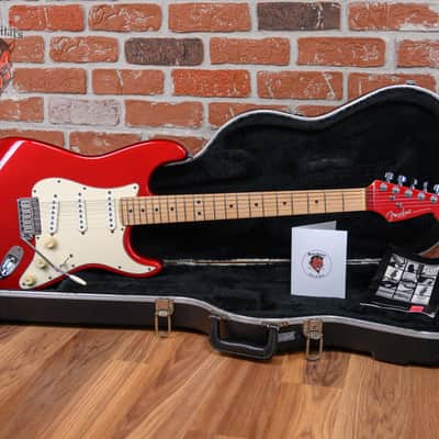 Fender American Standard Stratocaster Candy Apple Red 1995 w/OHSC image 2