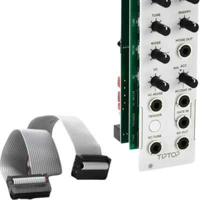 Tiptop Audio SD909 Snare Drum Generator Eurorack Synth Module, White image 2