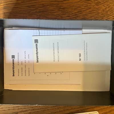 Beyerdynamic M 160 Hypercardioid Double Ribbon Microphone 2010s - Black image 4