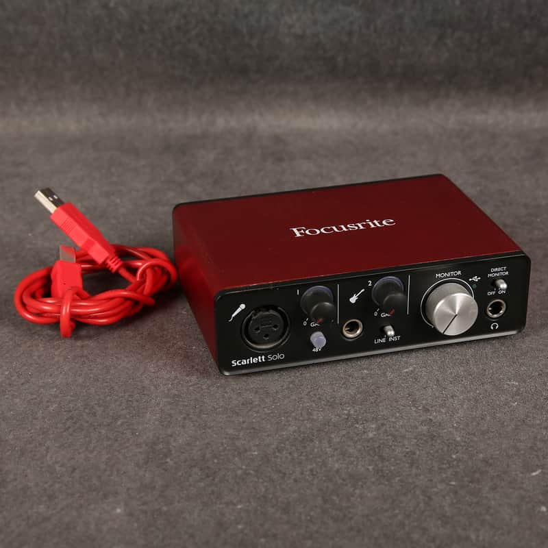 Focusrite Scarlett Solo Interface - 2nd Hand image 1