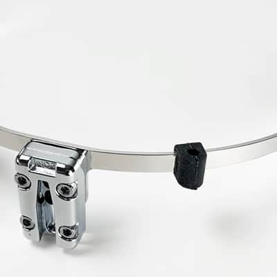 INDe BRB Slim Band Tom Suspension Mount - 10" with RST Quick Release Clamp- Chrome image 2