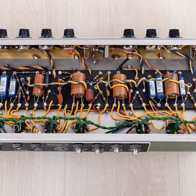 1964 Fender Deluxe Reverb Vintage Black Panel Pre-CBS Tube Amp AB763 w/ Ftsw image 12
