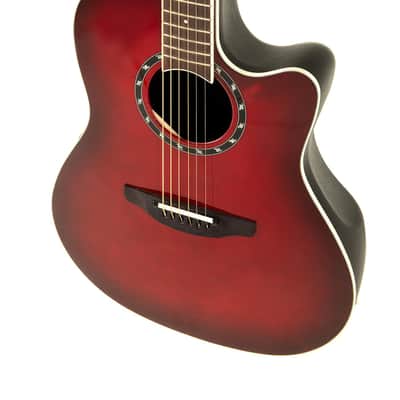 Ovation Electric Acoustic Guitar Pro Series Standard Balladeer 2771AX - Solid A-Grade Sitka Spruce Top - Deep Contour Lyrachord Body - Strings Adamas Nuova Coated - Cherry Burst - 2771AX-CCB-G image 3