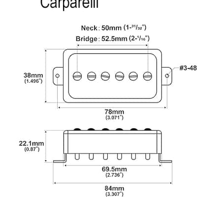 Carparelli P90 Pickup Set – Alnico 5 Power • Fat P90 Tone - Chrome image 7