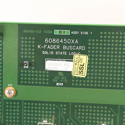 Solid State Logic SSL C300 HD K-Fader Buscard CG01U09 image 6