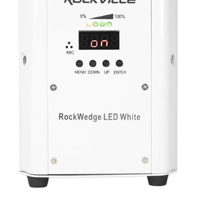 Rockville ROCKWEDGE PACKAGE WHITE (6) Battery Wireless Par Lights+Charging Case image 3