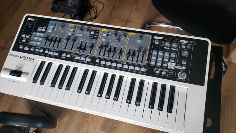 Roland SH-01 GAIA Synthesizer w/heavily padded gig bag & power image 1