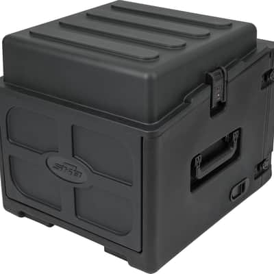 SKB 1SKB-R106W 10x6U Compact Rolling Rig Molded Audio Rack Case image 3