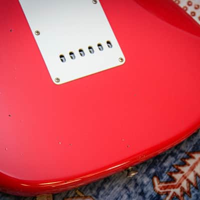 FENDER USA Custom Shop 1960 Stratocaster Reissue Jrny' Relic "Fiesta Red + Rosewood" (2024) image 21