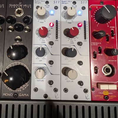 Various Excellent Condition Mic Pres, EQs, and Channel Strips in 500 Series Rack. image 7
