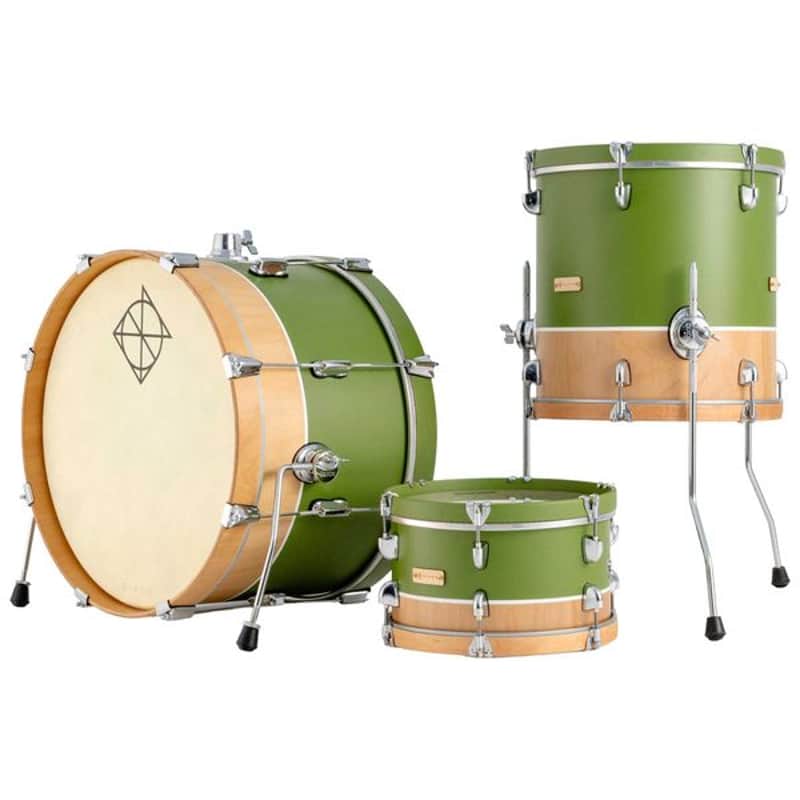 Dixon Little Roomer Select 3-Piece Shell Pack Satin Military Green w/ Natural image 1
