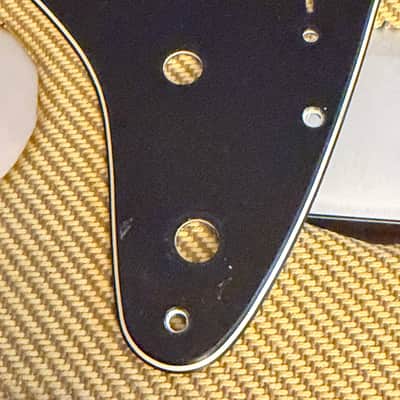 1959 Fender Custom Shop Todd Krause Masterbuilt Vintage Stratocaster Pickguard SSS Black White Black BWB 3 Ply SRV Aged Relic 1950's 1954 1955 1956 1957 1958 1959 Strat Better Than Callaham Allparts Suhr Anderson James Tyler MJT Nash image 4