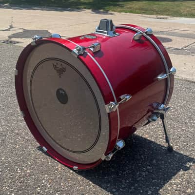 Yamaha BBD-620U Stage Custom Birch 20x17" Bass Drum 2009 - 2014 - Cranberry Red image 4